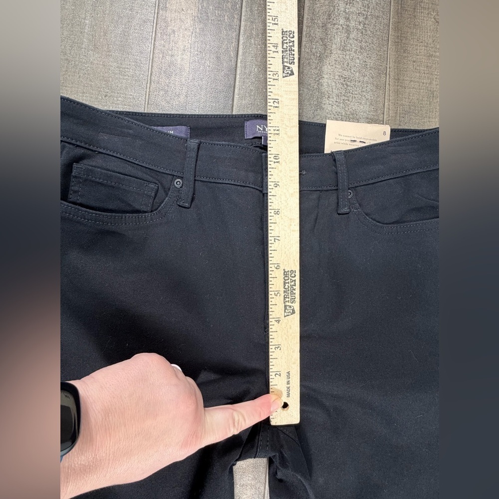 NWT NYDJ Sheri Slim Black Jeans - Picture 9 of 10